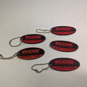 Wolverine Brand (5) Key Chains